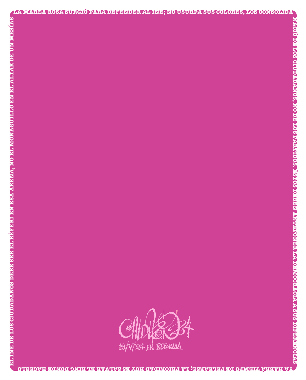 Marea rosa - Calderón