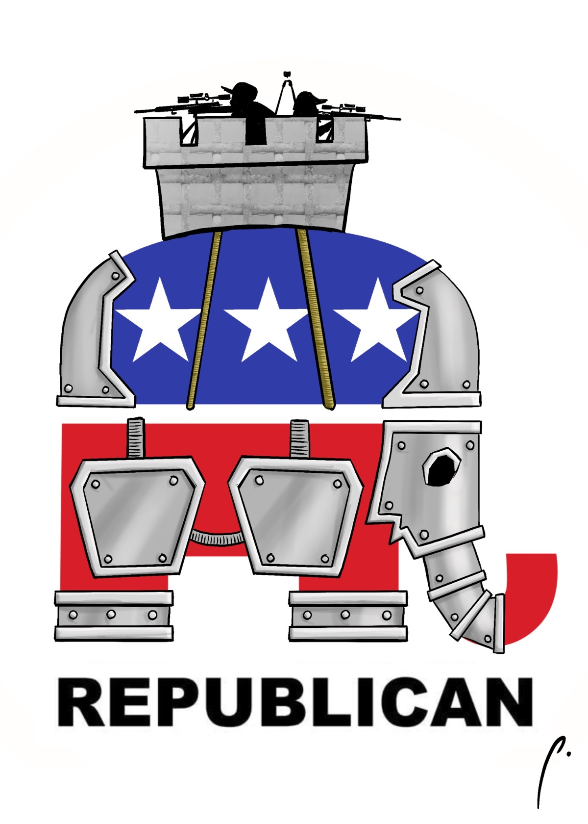 Convención anti inmigrante - Perujo